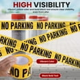 thumbnail image 3 of pyle 4 Pieces Safety Yellow No Parking Barricade Tape Set - 656 Foot Long Tape Roll Suitable for a Wide Range of Applications, Including Roadworks, Events, and Hazardous Areas, 3 of 7