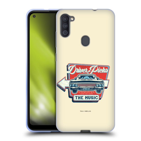 Head Case Designs Officially Licensed Supernatural Vectors Driver Picks Soft Gel Case Compatible with Samsung Galaxy A11 (2020)