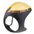 thumbnail image 2 of S SERENABLE Pare-Vent Universel pour Moto Rétro Café - Noir Mat, 2 of 2