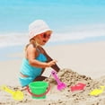 thumbnail image 3 of 8 Sets Mini Beach Bucket and Set Sand Box Play Set Sand Beach Pails for Kids Beach and Sand Toys, 3 of 5