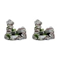 thumbnail image 3 of maskred 1/2/3/5 Resin Rockery Ornament Fish Tank Excellent Materials Long-lasting Colors And Simulation Cave Has D 2PCS, 3 of 6