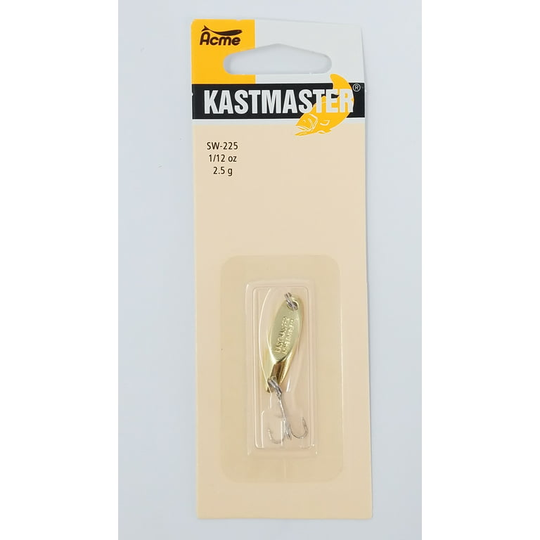 Acme Tackle Kastmaster Fishing Lure Spoon Gold 1/12 oz.