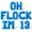 Blue, variant on Cursive Script Letter Balloons - OH FLOCK IM 13 16" Inch Alphabet Letters Foil Mylar Balloon 13th Birthday Party Banner (Gold)