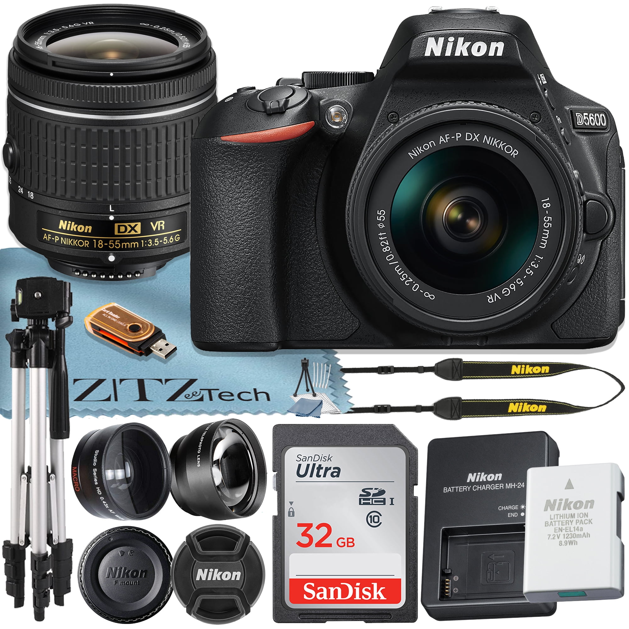 Nikon D5600 DSLR Camera 24.2MP DX-Format Full HD 1080p with 18