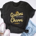 thumbnail image 4 of EcoLoom Queens Are Named Cherri Birthday Short Sleeve Unisex T Shirt, 4 of 6
