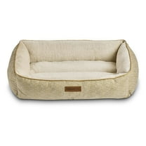 Vibrant Life Lounger Dog Bed, Large, Tan 36" x 27"