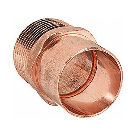Thrifco Plumbing 5436101 1 1/4 Copper Male Adapter