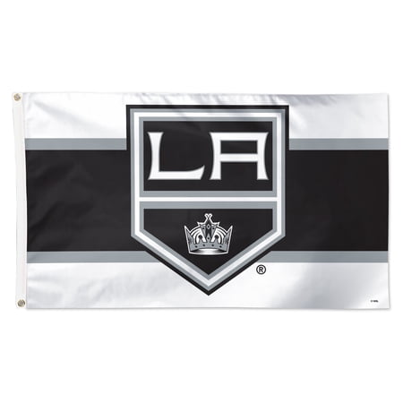 WinCraft Los Angeles Kings 3 x 5 Horizontal Stripe Deluxe Single-Sided Flag
