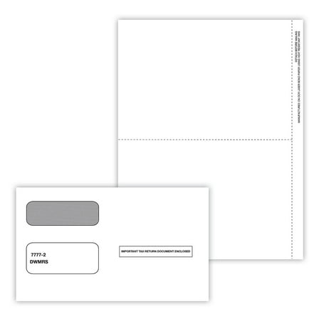 ComplyRight 2025 1099-MISC Tax Form Envelopes/Recipient Copy Only 3-Part 50/Pack (6112E)
