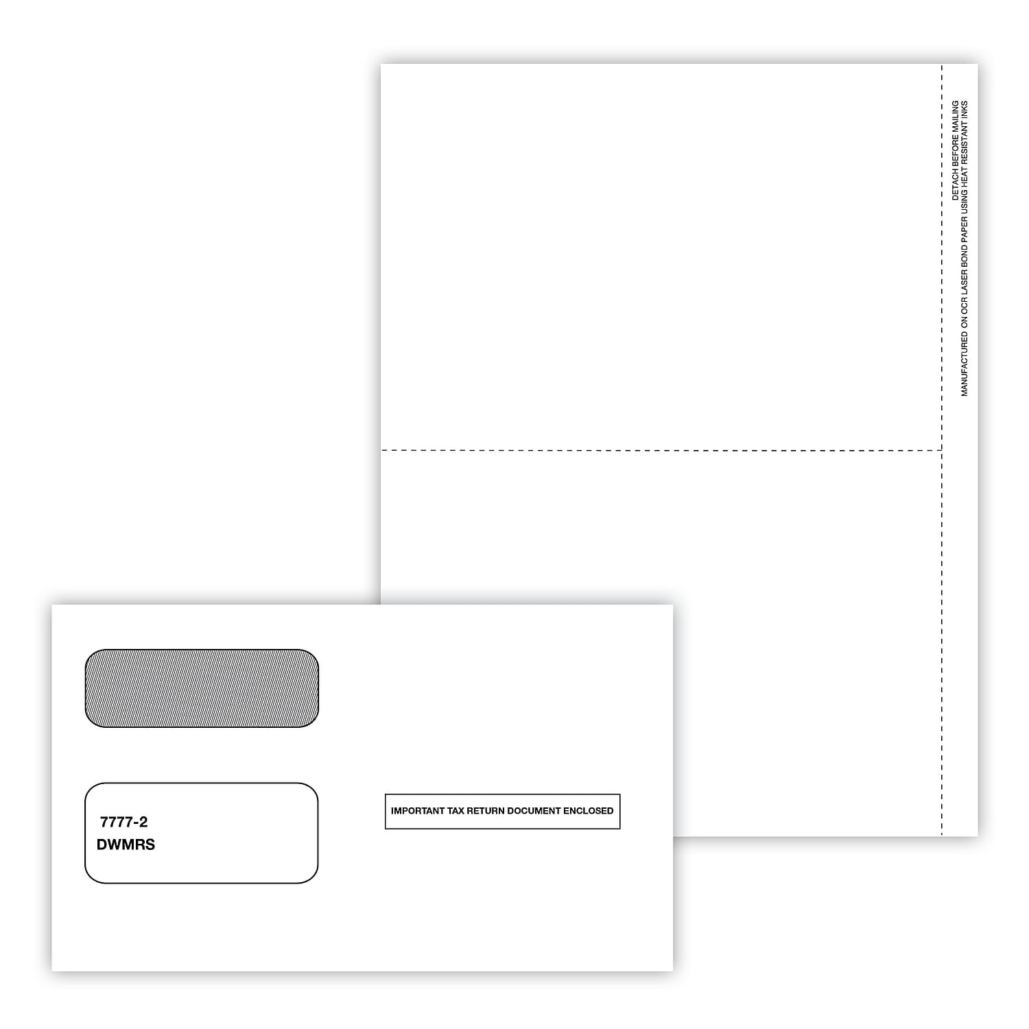 ComplyRight 2025 1099-MISC Tax Form Envelopes/Recipient Copy Only 3-Part 25/Pack (6112E25)