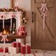 thumbnail image 4 of Valentines's Day Bow Decoration Photo Display Stickers Velvet Powder Holiday Window Decorations Home Decoration, 4 of 9