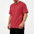 thumbnail image 2 of RongHuan Mens Big and Tall Tshirts Casual Athletic Shirt Oversize Tshirt Short Sleeve Versatile T-Shirt, 2 of 8