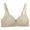 Beige, variant on Bras for Women Plus Size,Wirefree Padded Bra Push Up,Woman Color Thin andSteel Hoop Gathered Breathable Underwear for Daily Bras,Women's T-Shirt Bras