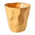 thumbnail image 1 of Papelera de basura para decoración del hogar, sin tapa, con tapa abierta amarillo, 1 of 9