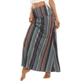 thumbnail image 3 of Aayomet Mini Skirts For Women Women's Vintage A-line Printed Pleated Flared Midi Skirt with Pockets,Gray XL, 3 of 5