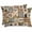 brown, variant on Animals Farmhouse Satin Pillowcase for Hair and Skin with Zipper, Soft Breathable Cooling Silk Pillow Cases, Vintage Farm Country Star Brown Plaid Throw Pillow Covers Standard Size 20"x26" Set of 2