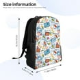 thumbnail image 4 of Easygd Stamp Versatile and Stylish Backpack: Comfort, Storage, and Durability for College,Work, Travel, and Everyday Use, 4 of 8