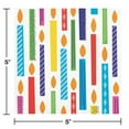 thumbnail image 2 of Creative Converting Bright Birthday Paper Beverage Napkins, 16/Pkg, 2 of 3