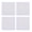 White, variant on Xirurus 4PCS 120mm / 4.72 inches PC Fan Dust Filter Magnetic Frame, Computer Cooler PVC Mesh Grills for Case Power Supply, White