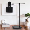 thumbnail image 1 of Simple Designs LT2074-BLK Lampe de Table en Métal, Noir, 1 of 4
