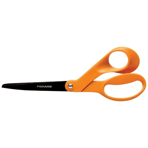 Fiskars 067339 Scissor With Non-Stick Coating, 8 In. - Bent Handle