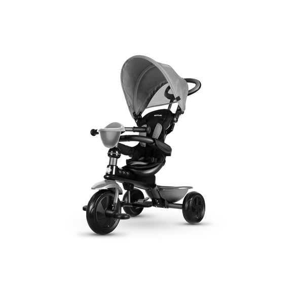 Kettler Adjustable Unisex Kids Happy Navigator Tricycles, Steel Gray