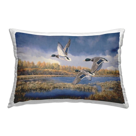 Stupell Industries Ducks Heading South Decorative Printed Throw Pillow Design by Andrew Kiss.