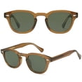 thumbnail image 3 of Gafas de sol SOJOS Retro Round SJ2251 UV400 Verde oliva/Verde oscuro, 3 of 5