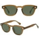 thumbnail image 3 of Gafas de sol SOJOS Retro Round SJ2251 UV400 Verde oliva/Verde oscuro, 3 of 5