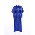 thumbnail image 3 of Miaeowve Robe de Clergé pour Femmes, Robe de Chorale, Col Montant, Ministre, Élégante, Manches Longues, Robe Maxi, Bleu, G, 3 of 7