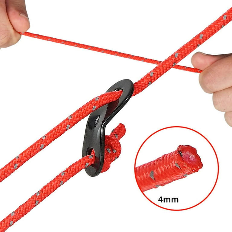 テント・タープ LAWSON EQUIPMENT Reflective Cord Red 30M Reflective Cord Pack Tent Rope High-Strength Lightweight