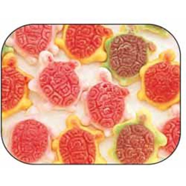 Jelly Filled Gummi Gummy Turtles Candy 2.2 Pound Bag (Bulk) Walmart