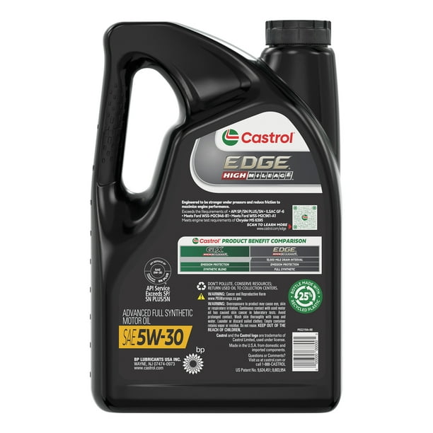 Castrol EDGE 5W-30 5QT | Heavy vehicle oil for manufacturing