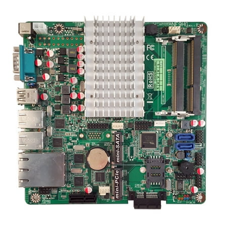 Jetway NF9HG-2930 Intel Baytrail Celeron N2930 Soc Thin Mini-ITX w/4*Intel GbLAN, 2*PCIe Slotm SIM card slot, 6 USB