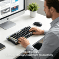 thumbnail image 3 of GJX 2026 New Mechanical Keyboard Precision Mechanical Switches 60% Keyboard Quiet Operation Multi-Layered Backlighting Computer Keyboard for Windows for Gaming Typing Office Programming Style 1, 3 of 7