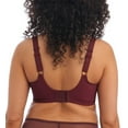 thumbnail image 2 of Women's Elomi Best EL4382 Charley Underwire Stretch Lace Plunge Bra (Aubergine 42HH), 2 of 4