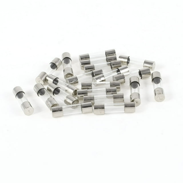 20 piezas de fusibles de vidrio de acción rápida 5A 250V 5mm x 20mm