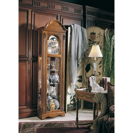 Howard Miller Clarksburg Curio Grandfather Clock Walmart Com