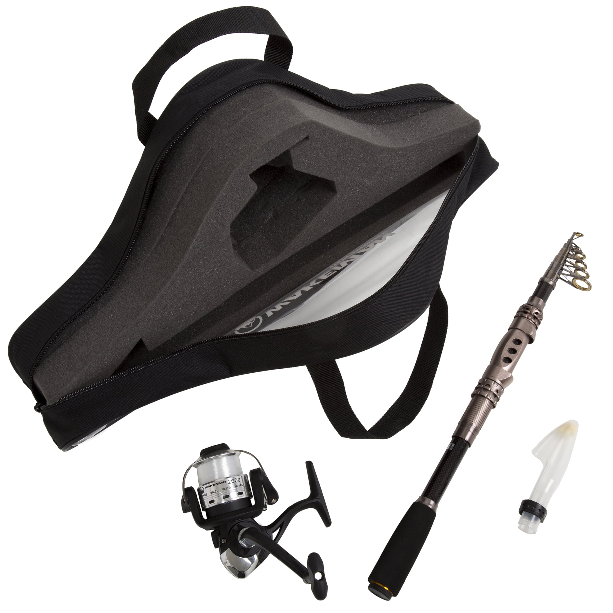 Wakeman Ultra Series Carbon Fiber and Steel Telescopic Spinning Combo