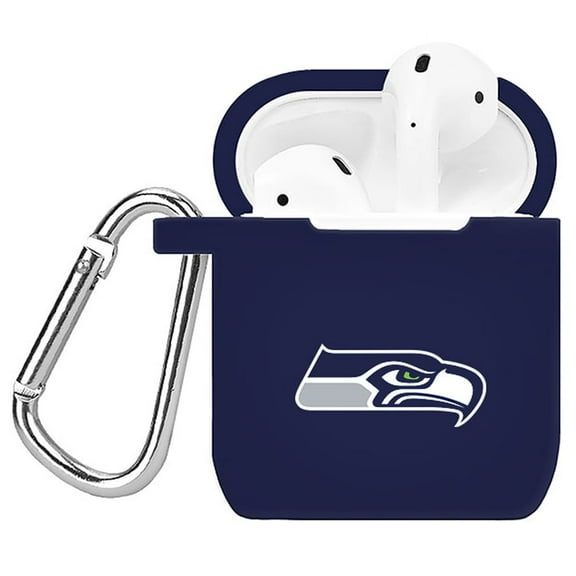 College Navy Seattle Seahawks AirPods Case Cover