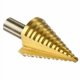 thumbnail image 3 of Metal Conical Drill Bit Step Drill Bit 5mm-35mm, Titanium Conical Triangle with Titanium Coating, for Screwdriver Drilling on Steel, Brass, Wood, 3 of 3