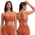 thumbnail image 1 of Fine Strap Seamless Sports Bra For High Support Workout Bralette With Lightweight Comfort And Breathable, 1 of 5