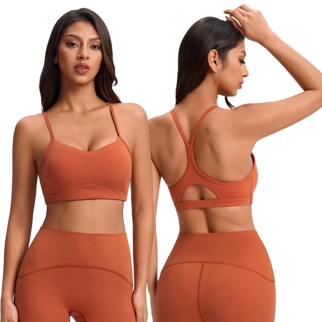Fine Strap Seamless Sports Bra For High Support Workout Bralette With Lightweight Comfort And Breathable