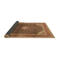 thumbnail image 2 of Ahgly Company Indoor Square Medallion Brown Traditional Area Rugs, 6' Square, 2 of 4