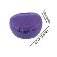 thumbnail image 3 of Double Silicone Cleansing Brush Gentle Exfoliating Deep Pore Cleaning Tool Reusable Manual Makeup Remover For Daily Facial Care, 3 of 5