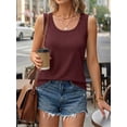 thumbnail image 2 of MOYIKO Tank Tops for Women Round Neck Trendy Sleeveless Tops Dressy Casual Flowy Summer Shirts Loose Fit, 2 of 7