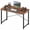 Rust, variant on edx 55 inch Computer Desk Modern Writing Desk, Industrial Office Desk, Office Table for Small Spaces,Sturdy Laptop Table for Home Office, Rust