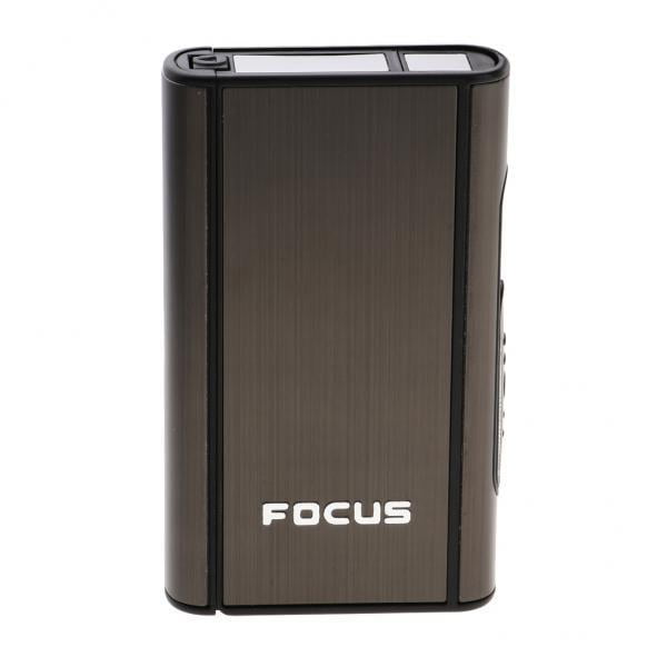 2x Caja de Cigarrillos Mechero Automático a Prueba de Viento Soporte Metálico 10 Cigarrillos Zulema Cigarrera Metálica