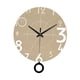 thumbnail image 3 of Reloj de Pared Sencillo, Moderno, Silencioso Y Contemporáneo para Decoración de Estudio, Sala de Cocina., 3 of 7