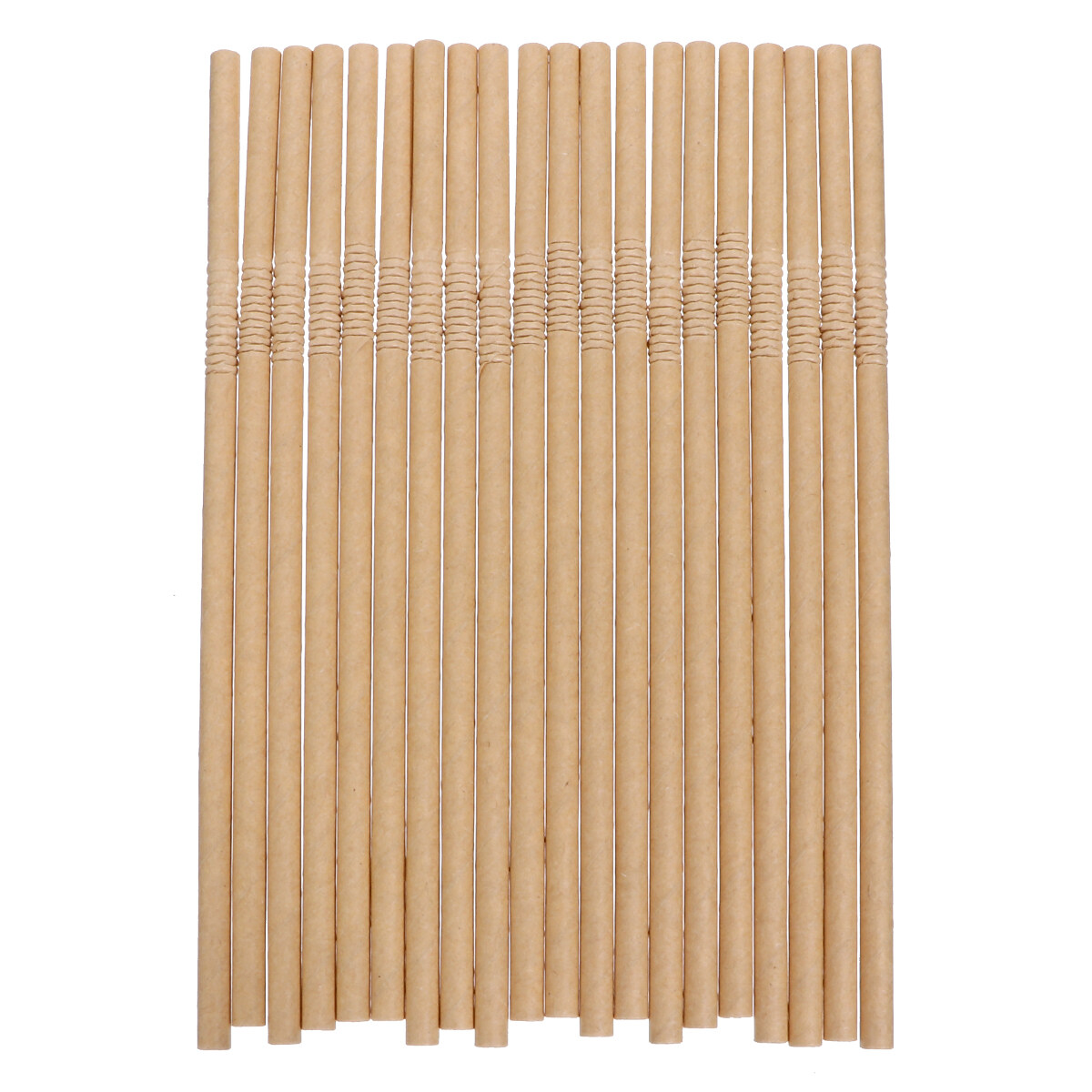 200Pcs Bendable Paper Straws Biodegradable Straws Kraft Paper Drinking Straws